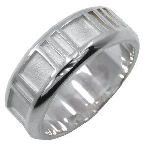 TIFFANY&Co. Atlas Ring Silver925 #5.1(US Size) 4.7g Women